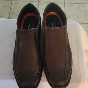 Men's Brown Leather Slip-On Loafers